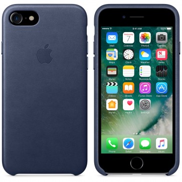 Leather Case for Apple iPhone 7 Midnight Blue