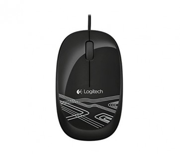 Logitech Wired Mouse M105 Black