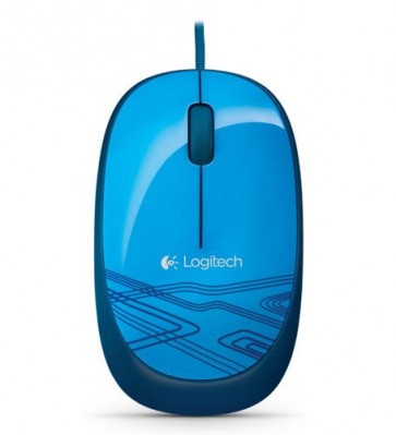 Logitech Wired Mouse M105 Blue