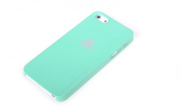 Rock Naked Shell Series Back Cover Snap Case for iPhone 5 - Green