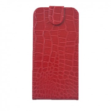 Front Flip Croc Style Leather Designer Flip Case for iPhone 6 Plus