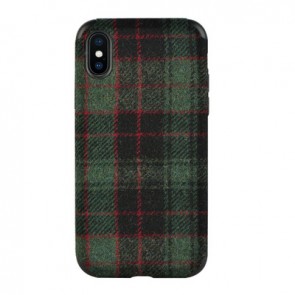iPhone X Plaid Pattern Fabric Case