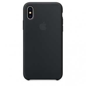 iPhone X Silicone Case - Black