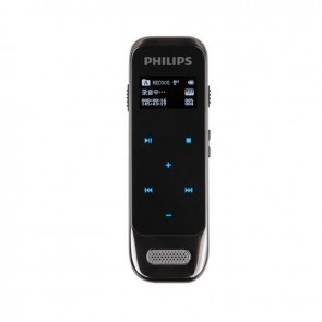 Philips VTR6600 Digital Recorder Voice Tracer with FM Radio 8GB Black