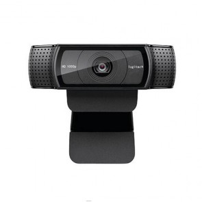 Logitech C920 USB HD Pro Webcam with Auto-Focus and Microphone Black