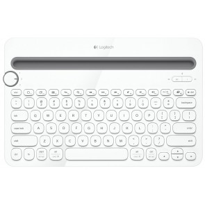 Logitech Multi-Device K480 Wireless Bluetooth Keyboard - White