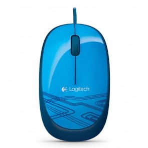 Logitech Wired Mouse M105 Blue