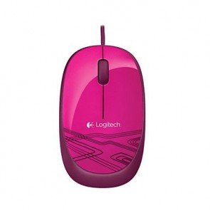 Logitech Wired Mouse M105 Pink
