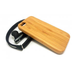 Hand Crafted Bamboo Wood Slider Case for iPhone 6 Plus