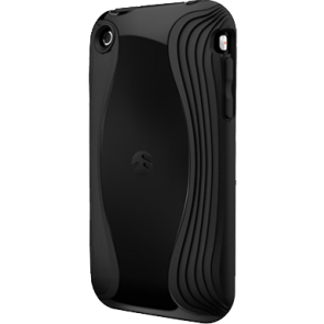 SwitchEasy Black Torrent Hybrid Shell Cover for iPhone 3G/3GS
