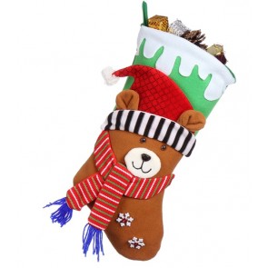 Christmas Stocking High Quality Fabric - Pack of 6