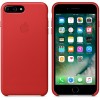 Leather Case for Apple iPhone 7 / 8 Plus Red