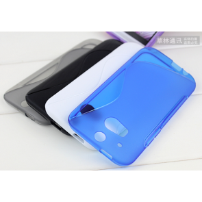 TPU Case for HTC One M8 Wave Grip Color