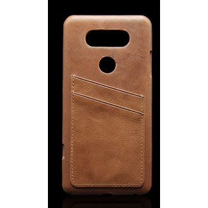 Leather Back Card Holder Case for LG V20