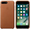 Leather Case for Apple iPhone 7 / 8 Plus Saddle Brown